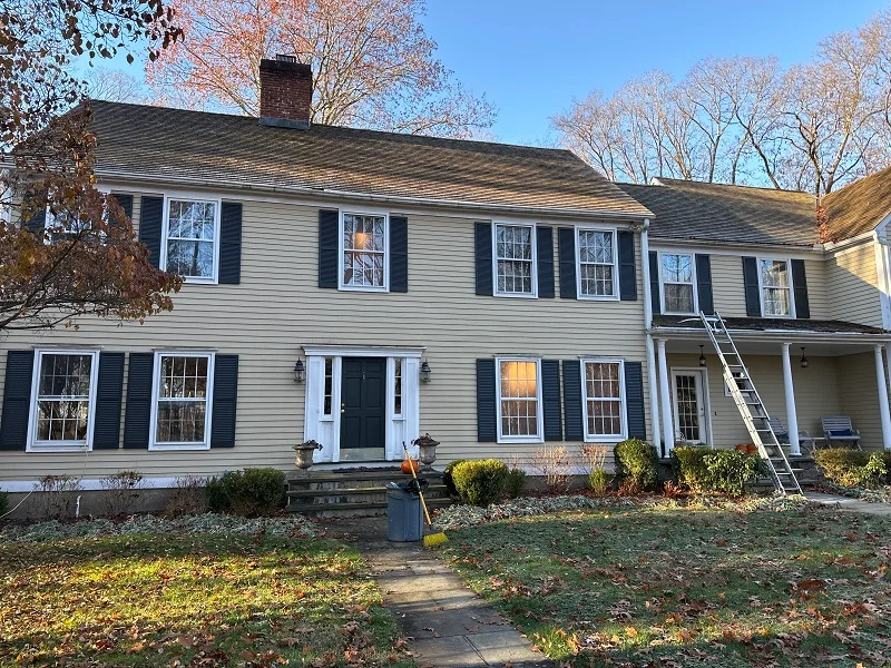 New Canaan colonial in need of window replacement